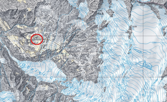 Karte Glecksteinhütte