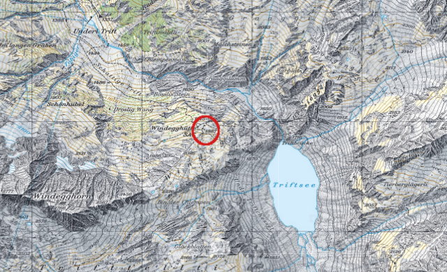 Karte Windegghütte