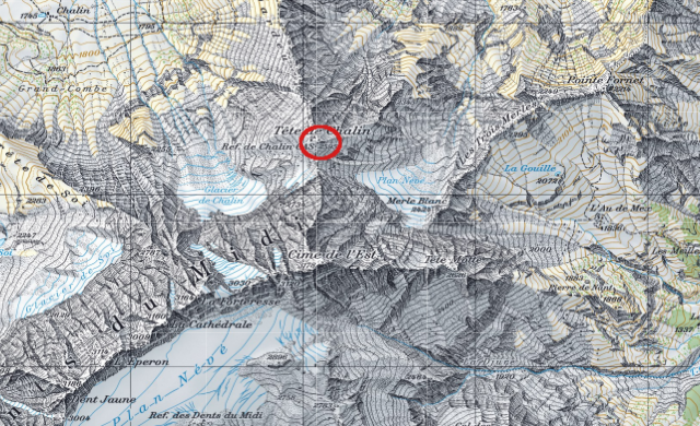 Karte Chalinbiwak