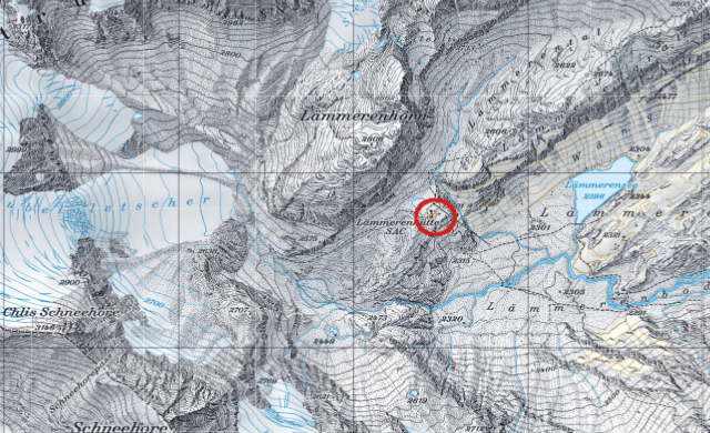 Karte Lämmerenhütte