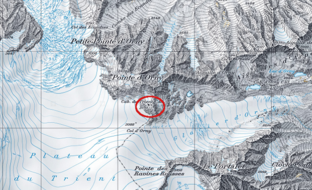 Karte Trienthütte