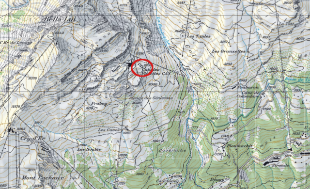 Karte Violetteshütte